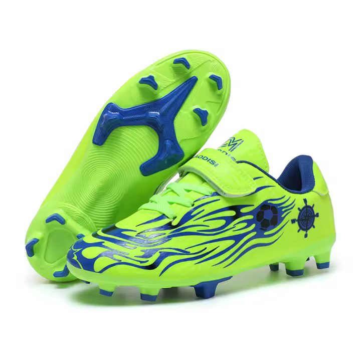 Zapatos deportivos duraderos de primavera/verano Atos de fútbol de cuero de gran comodidad para niños - 1