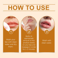 El exfoliante de cúrcuma hidrata, limpia, exfolia, suaviza y suaviza los labios, lápiz labial para el cuidado de los labios. - details 3
