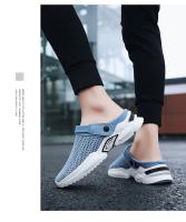 Verano 2023 Chanclas medias grandes zapatillas para hombres estudiantes sandalias envueltas con agujeros zapatos de playa - details 18