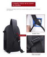 mochila viaje cabina avion, Bolso de hombro para cámara, bolso de viaje impermeable para cámara, bolso de hombro para cámara con cubierta para la lluvia - details 6