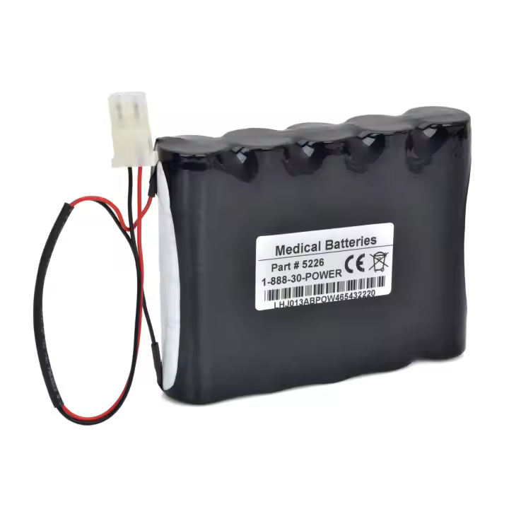 Batería de Monitor de signos vitales para BURDICK MS862278 EK10,EK11,EK10 Elite,Elite II 862278,862278,FC700A,ELITE2AMED9120,5226 - 1