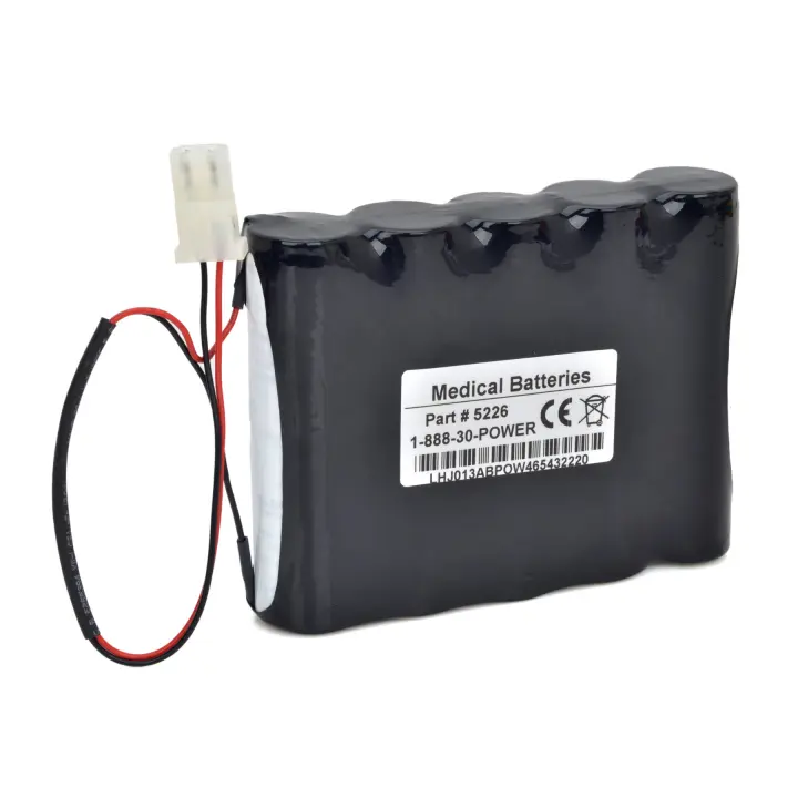 Batería de Monitor de signos vitales para BURDICK MS862278 EK10,EK11,EK10 Elite,Elite II 862278,862278,FC700A,ELITE2AMED9120,5226 - 1