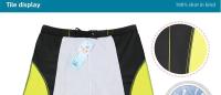 Bañadores de talla grande para hombre, pantalones deportivos de cintura 5 de 3-4 pies, piernas extragrandes de cinco cuartos para papá de mediana edad y ancianos - details 18
