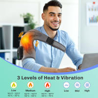 Pad de Vibración Calefactado para Rodilla y Hombro Masajeador de Cuello y Apoyo de Cinturón para Alivio del Dolor Articular de Hombro Cuido de Salud Belleza - details 3