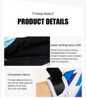 Deportes al aire libre Cycg -Finger hombres y mujeres antideslizantes transpirables antideslizantes guantes de bicicleta de dedo corto - details 10