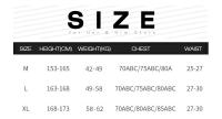 Traje de Baño de Una Pieza Negro 2024 Estilo Coreano Trikini Sexy con Hombro Descubierto - details 1