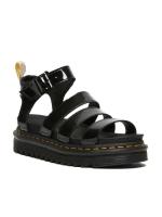 Verano nueva plataforma Martin sandalias de piel de vaca de las mujeres sandalias romanas dedo desnudo hebilla de metal línea de costura - details 9