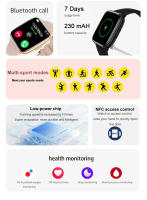 Reloj inteligente AMOLED 2024 para mujer y niña, pantalla completamente táctil, notificaciones de WhatsApp, Bluetooth, llamada, regalos exquisitos, 390x450 - details 2