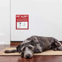 Pegatinas de Ventana Estáticas Pet Alert Paquete de 4 Señal de Rescate para Mascotas en Emergencias - details 11