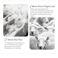 Elegante Suéter de Punto de Cachemira Cuello Falso, Manga Larga, 100% Merino, Ropa de Primavera, Top Básico - details 0