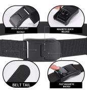 Cinturón de Nylon Rey para Hombres y Mujeres Cierre Rápido, Elástico Unisex, Marca BUNO - details 4