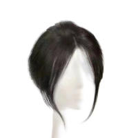 Peluca con flequillo lateral para mujer, Clip de pelo, flequillo falso con patillas, Toppers para citas, fiesta, boda, uso diario - details 6