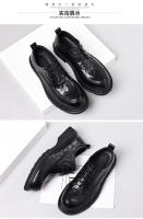 Nuevos zapatos casuales de piel de oveja de primera capa, zapatos de hombre de cuero para negocios - details 13
