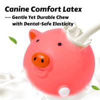 1/3 PCS Juguetes para masticar con animales de granja: formas de látex de cerdo/pollo/vaca con crestas dentales, juguetes para perros pequeños - details 5