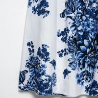 2025 Moda Francesa Falda Holgada de Popelina con Diseño de Paridad Estampado para Combinar con Todo Temperamento Nueva Ropa de Mujer - details 6