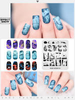 Plantillas de Arte de Uñas KADS para Salones de Belleza Herramientas de Manicura con Diseños de Flores Hojas Oceanos Animales - details 10