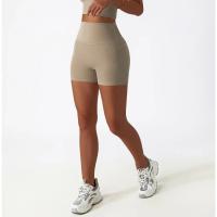 Shorts de Cintura Alta de Verano Pantalones Deportivos de Nylon con Percha de Glúteos para Mujeres - details 21