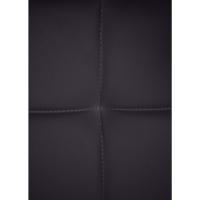 Silla para Visitas Canadá B Tapizada En Cuero Sintético I Silla De Espera con Reposabrazos I Silla Confidente con Base De Metal I Color:, Color:Negro - details 4