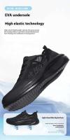 Deportes de moda para hombres grandes con parte superior de malla transpirable, suela ligera de EVA, zapatos de estilo para caminar en primavera y verano - details 9