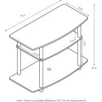 Soporte de TV Nogal Oscuro Almacenamiento de Media y TV Muebles y Organización - details 2