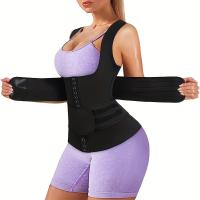 Neopreno-Corsé Recortador De Cintura Para mujer, Chaleco moldeador De cuerpo, Sudor De Sauna - details 1