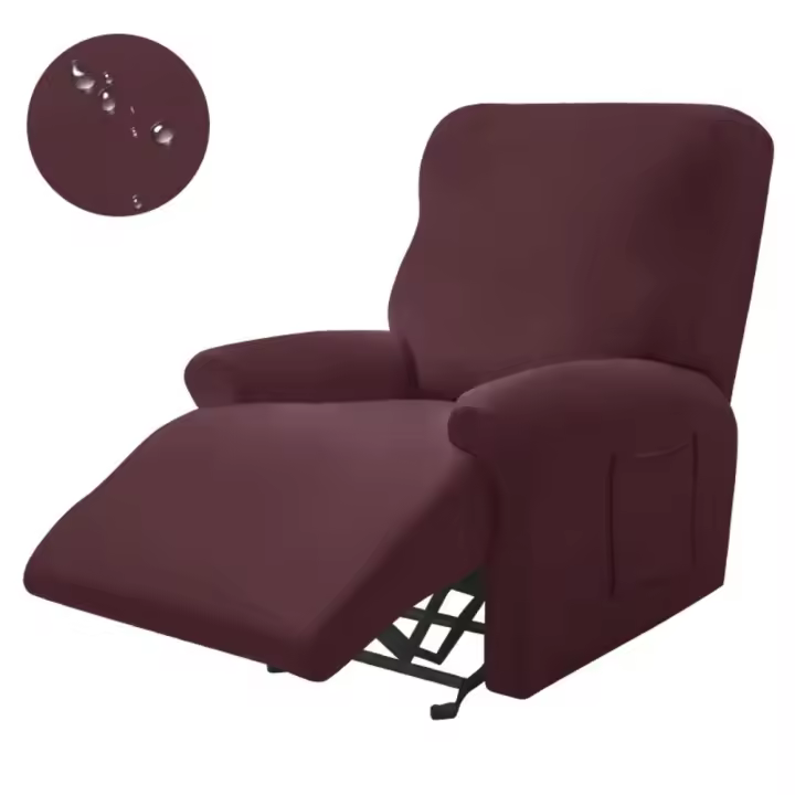 Funda de Sillón Relax Elástica Ajustable, Reclinable, Cubierta Protectora con Bolsillos para Sillones - 1