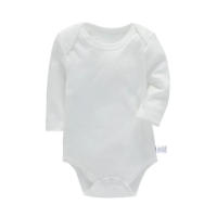 Conjunto De 3 Piezas Rompers Suaves Para Bebés De Primavera Algodón Camiseta De Manos Largas Unisex Para Niñas Y Niños Recién Nacidos De 3 a 24 Meses - details 4