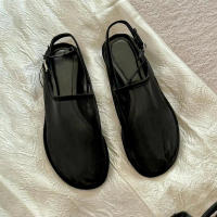 ZA zapatos de mujer bolsa cabeza media zapatillas sandalias tela de malla zapatos de malla cabeza redonda transpirable fondo plano casual muller zapatos verano - details 1