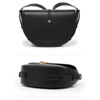 Color Sólido De Cuero De Vaca Europea Y Americana De Moda Hombro Crossbody Bolsa De Silla De Montar - details 9