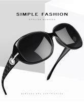 Gafas de sol polarizadas para mujer UV400, gafas con montura de mariposa de diamante Retro, ropa de moda, gafas de protección solar, gafas de sol de viaje para mujer - details 2