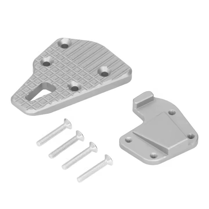 Palanca de freno trasero para motocicleta, Pedal CNC de aleación de aluminio, placa de extensión ampliada, reemplazo de almohadilla para F900r 2019-2021Plata - 1