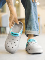 Zapatillas de playa huecas antideslizantes con punta cerrada de EVA para hombre, sandalias para niños, dedos de los pies para el hogar - details 8