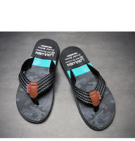 Nuevos hombres chanclas antideslizante desgaste exterior pellizcar zapatillas de los hombres zapatos de playa al aire libre - details 19