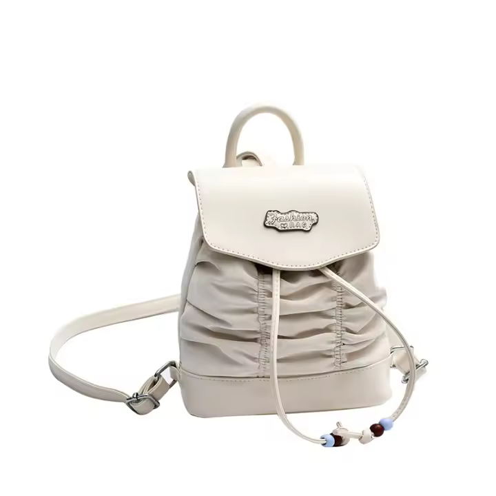 Mochila informal De Moda para Mujer, Bolsa Plisado Premium De Estilo universitario - 1