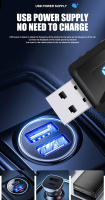 VAORLO-Mini receptor transmisor USB con pantalla LED para coche, Kit de llamada manos libres, Audio inalámbrico automático para Radio Fm, Bluetooth 5,3 - details 9