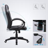 Silla de Escritorio de Oficina Ergonómica Regulable con Ruedas, Azul, 79 x 65 x 33 - details 34