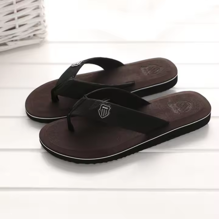 Chanclas informales a la moda para hombre, zapatillas ligeras y frías, zapatillas de playa antideslizantes de tendencia de verano - 1