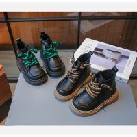 Botas informales para niños y niñas, botines de suela de goma, con cremallera clásica, a la moda, para otoño e invierno, 2024 - details 1