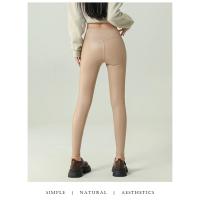 Leggings de Cuero de Poliéster de Alta Gama BIVIGAOS para Otoño-Invierno 2024 - details 39