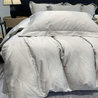 100Ropa de cama de cuatro piezas de algodón de fibra larga de Aksu100%Tapa de algodón 100% para salir, conjunto de cuatro piezas - details 8