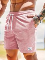 Pantalón Corto para Hombre Verano 2025 Pana Deportiva Ajustable Moda Casual Urbana - details 10
