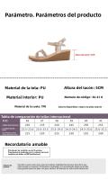 Nuevas sandalias de moda con diamantes de imitación, versión coreana, plataforma y tacón de cuña para mujer - details 3