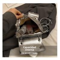 Diseño sentido nicho mochila plata amor de las mujeres nueva moda mochila versátil cadena cubo bolsa de viaje - details 10
