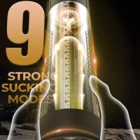 Leten Vibradores eléctricos Ampliación Extender Entrenador Masturbadores masculinos Copa Dick Pump Juguetes sexuales para hombres mayores de 18 años - details 4
