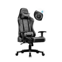 Silla Gaming Ergonómica con Altavoz Bluetooth Reposapiesos Ajustables en 3D para Oficina y Juegos - details 6