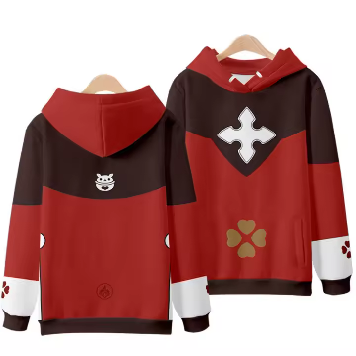 Sudadera con capucha con estampado digital 3D para hombre - 1