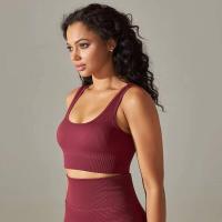 Sujetadores deportivos sin costuras para mujer, ropa interior a prueba de golpes para correr en el gimnasio, top corto, sujetador de yoga transpirable - details 6