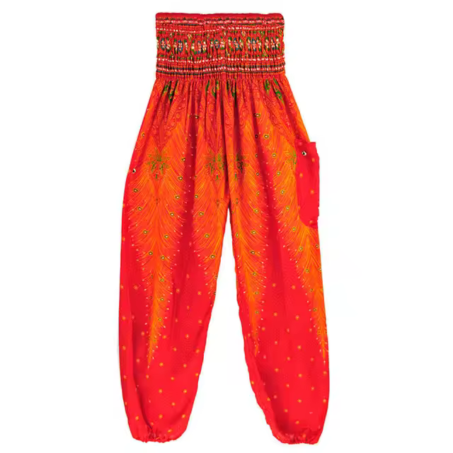 Hombres Mujeres Casual Suelto Hippy Pantalones - 1