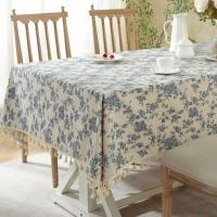 Mesa central de lino floral INS y algodón vintage, funda para restaurante, mantel, tapete para picnic, fondo de fotografía, habitación - details 4