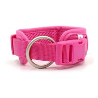Collares personalizados mascotas Collar rosa suave perros con nombre, arnés reflectante sin tirar perros, correa, juego de - details 12